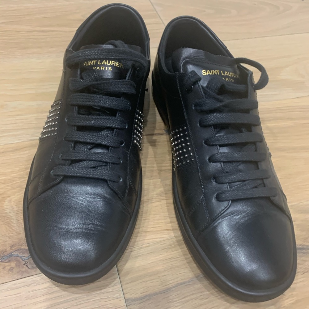 Saint Laurent Microstud Sneakers - Picture 13 of 16